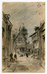 Tegning af Louis-Marie Faudacq